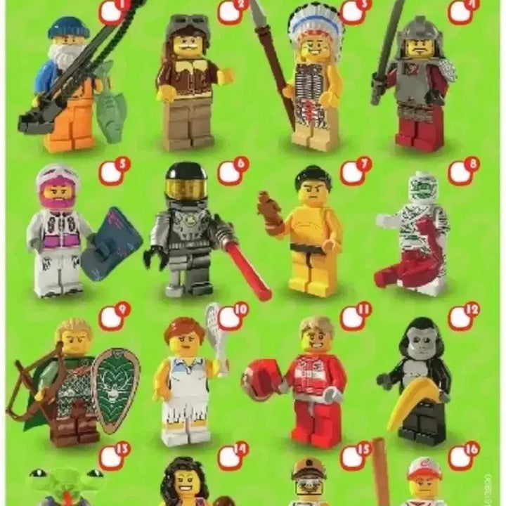 [BUNJANG] LEGO Minifigures Series 3 (Set of All Figures) / 레고 미니피규어 시리즈 3 8803 전종