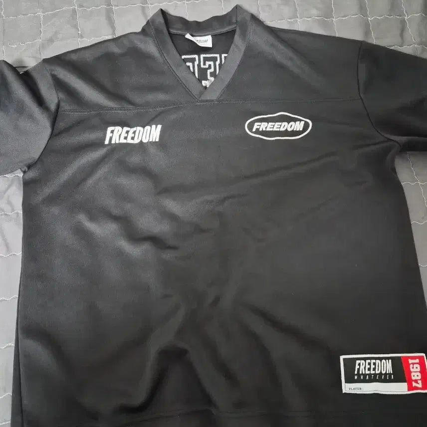 [BUNJANG] Freedom Rugby T-shirt (L) / 프리덤 럭비티