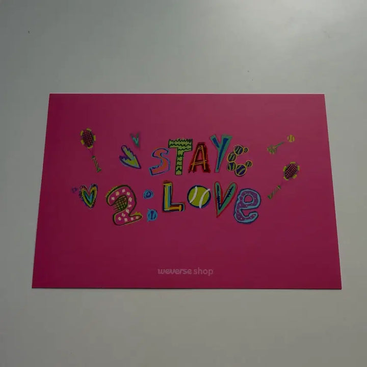 [BUNJANG] STAYC 2LOVE Weverse Postcard / 스테이씨 STAYC 2LOVE 투러브 위버스 엽서