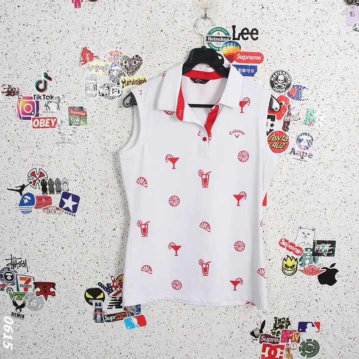 [BUNJANG] Callaway Patterned Golf Vest Women&