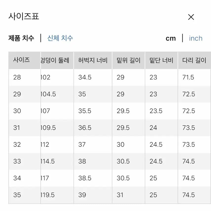 [SOLD OUT] 유니클로 유니U 와이드테이퍼드진 30 블랙 판매