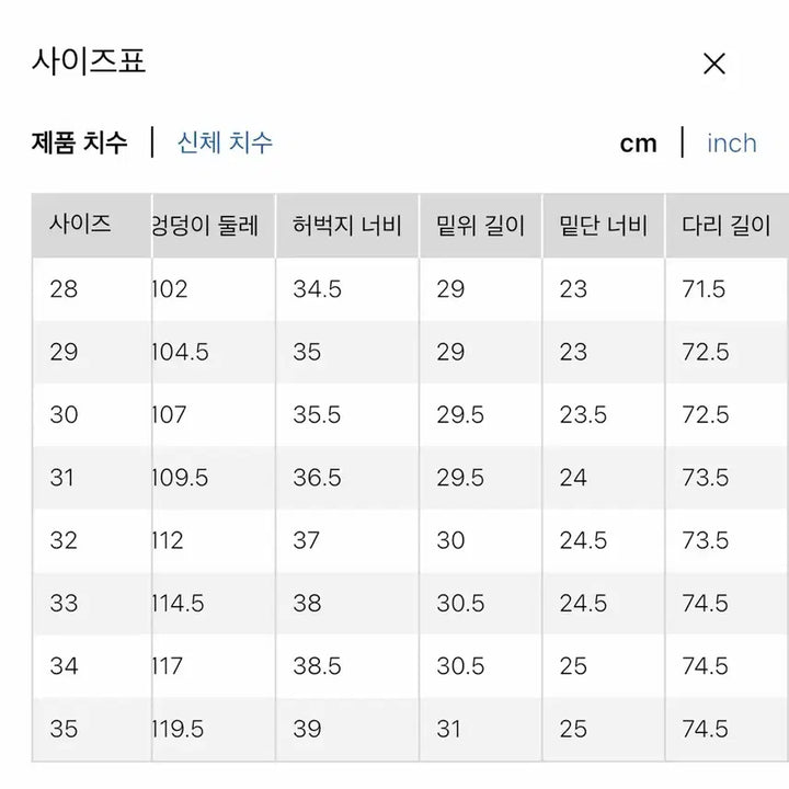 [SOLD OUT] 유니클로 유니U 와이드테이퍼드진 30 블랙 판매