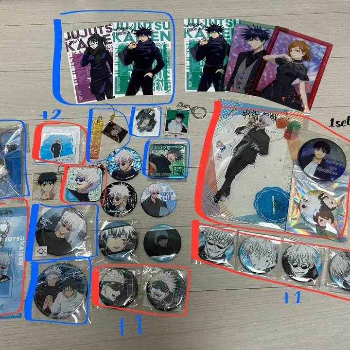 [BUNJANG] Jujutsu Kaisen Satoru Gojo Can Badge, Acrylic Stand, Acrylic Keychain (Megumi, Yuta) / 주술회전 고죠 사토루 캔뱃지 아크릴 스탠드 아크릴 키링(메구미,유타)