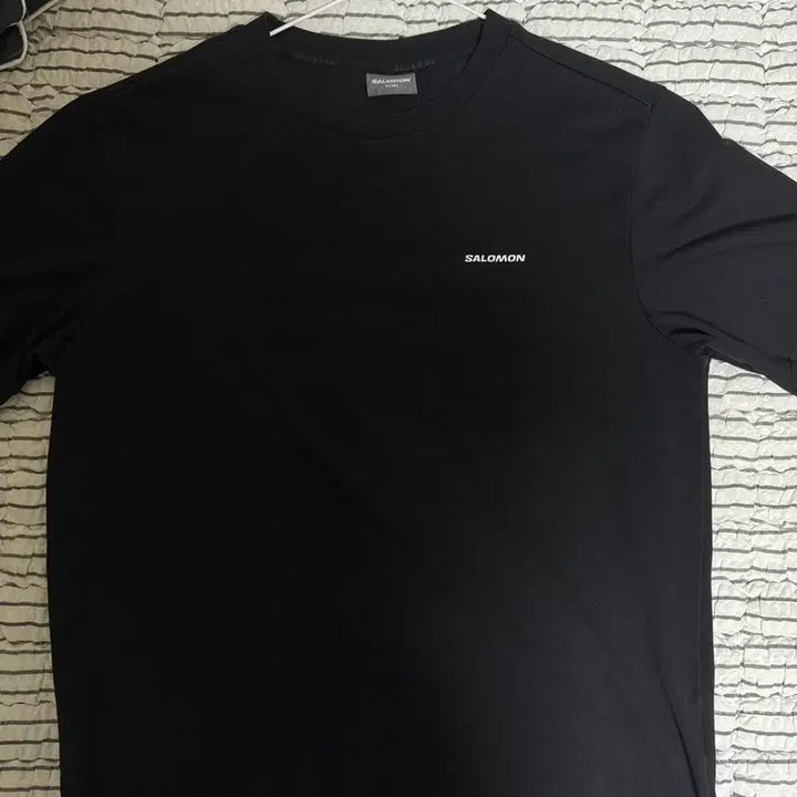 [BUNJANG] Salomon Basic Logo Short Sleeve T-Shirt Black S / 살로몬 기본로고반팔티셔츠 블랙s