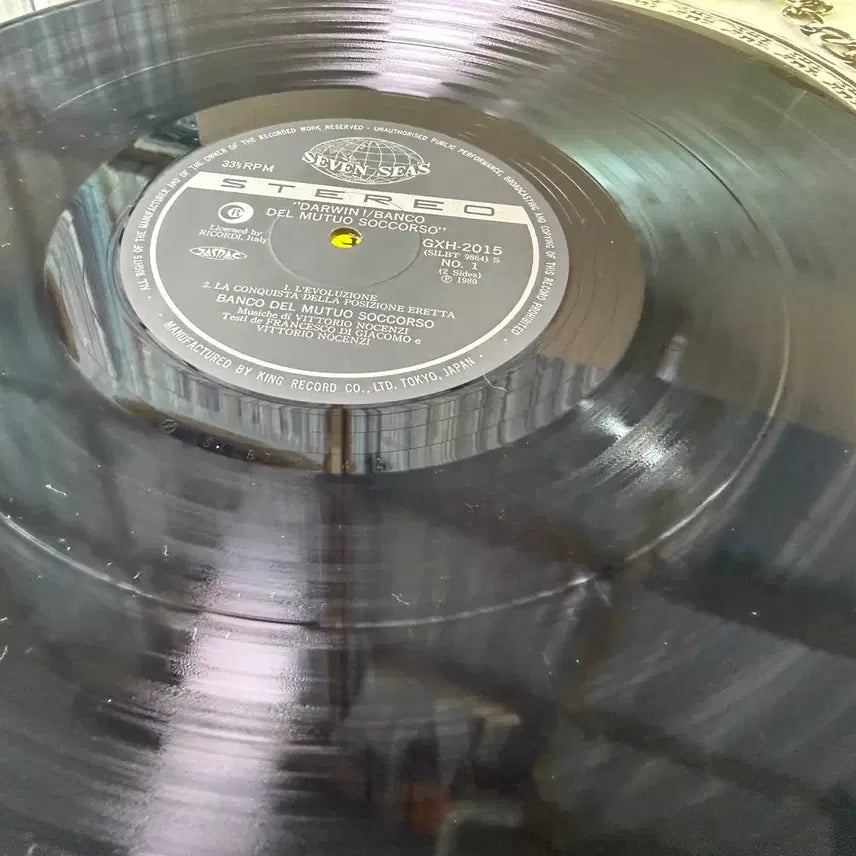 [BUNJANG] Banco Del Mutuo Soccorso Darwin! Japanese Original LP / (일본 LP) Banco Del Mutuo Soccorso - 일본 초반