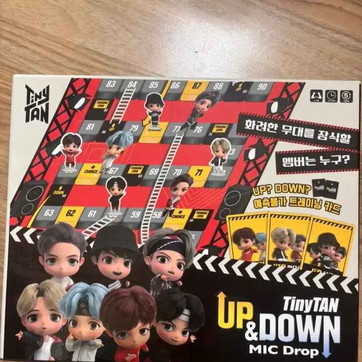 [BUNJANG] BTS TinyTAN UP&amp;DOWN MIC Drop Board Game / 방탄 보드게임 UP&amp;DOWN MIC Drop