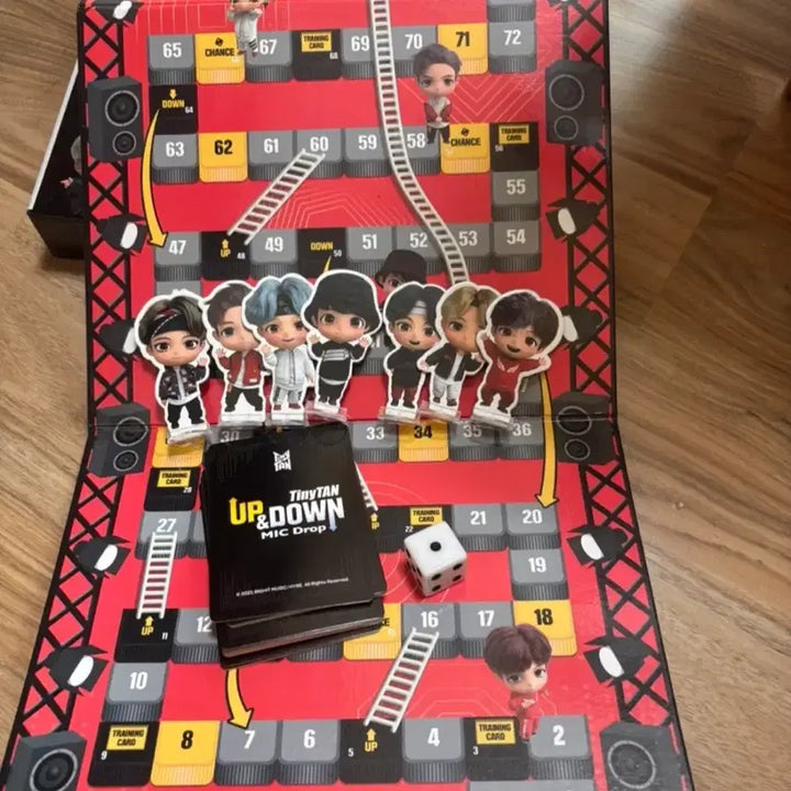 [BUNJANG] BTS TinyTAN UP&amp;DOWN MIC Drop Board Game / 방탄 보드게임 UP&amp;DOWN MIC Drop