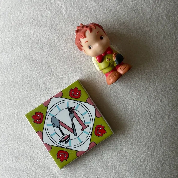 [SOLD OUT] 지브리 하울의움직이는성 마르클 피규어 + 타일 일괄