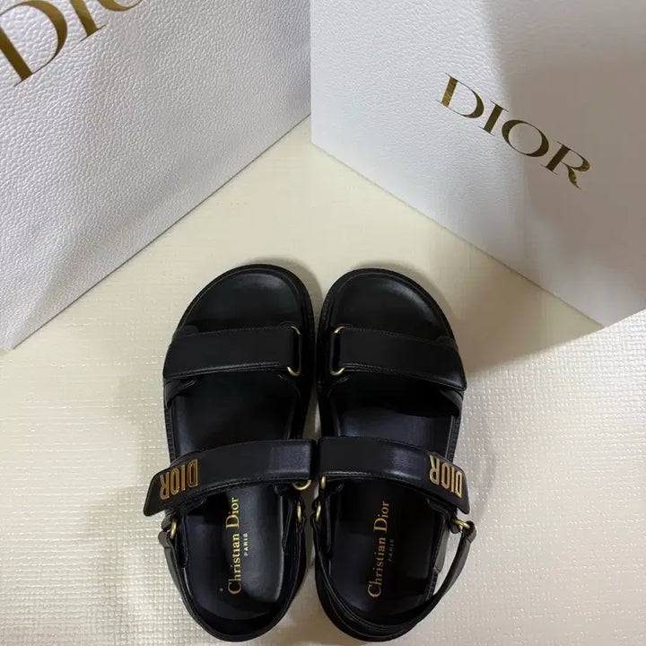 [BUNJANG] Dior Act Sandals Black / 디올 액트샌들
