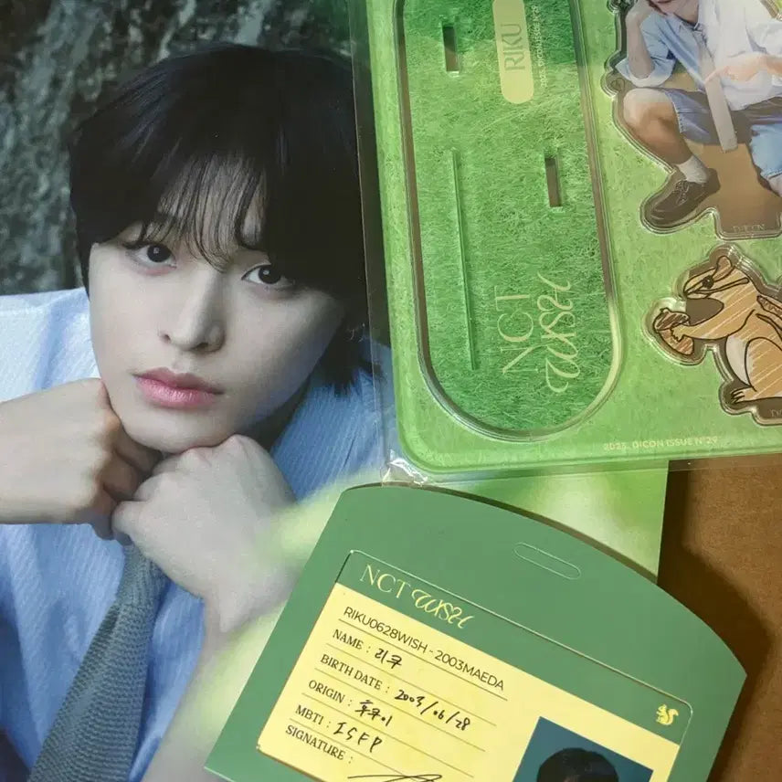 [BUNJANG] NCT WISH Riku D ICON Type A Photocard Holder (POB Included, Photocard Excluded) / 엔시티위시 리쿠 디아이콘 A타입(특전O, 포카x)