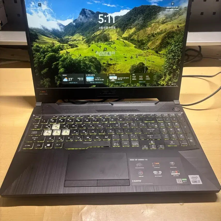 [BUNJANG] ASUS TUF Gaming F15 FX506LU-HN767 Laptop / ASUS TUF GAMING F15 144hz 게이밍노트북