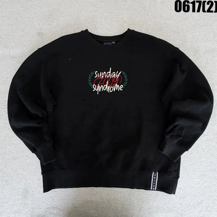 [BUNJANG] Romantic Crown Sunday Syndrome Sweatshirt Black XL / 로맨틱크라운 선데이 신드롬 맨투맨 블랙 XL 0617