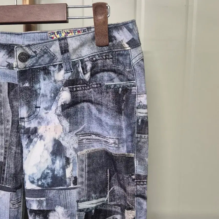 [BUNJANG] SIWY Patchwork Vintage Style Denim Jeans / SIWY 패치워크 빈티지 스타일 데님