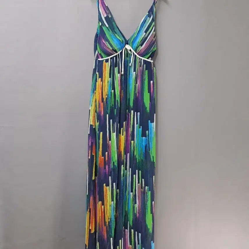 [BUNJANG] Summer Lined Maxi Dress with Built-in Bra / 여름 안감 브라내장 맥시 드레스 롱 원피스