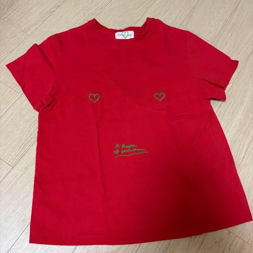 [BUNJANG] Momento x Saki Short Sleeve T-Shirt Size 0 / [0] 아모멘토 x 사키 반팔 티셔츠