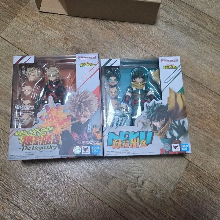 [BUNJANG] Bandai SHFiguarts My Hero Academia Katsuki Bakugo (Beginning Ver.) &amp; Izuku Midoriya Bundle Set / shf 나히아 바쿠고 비기닝, 미도리야 일괄