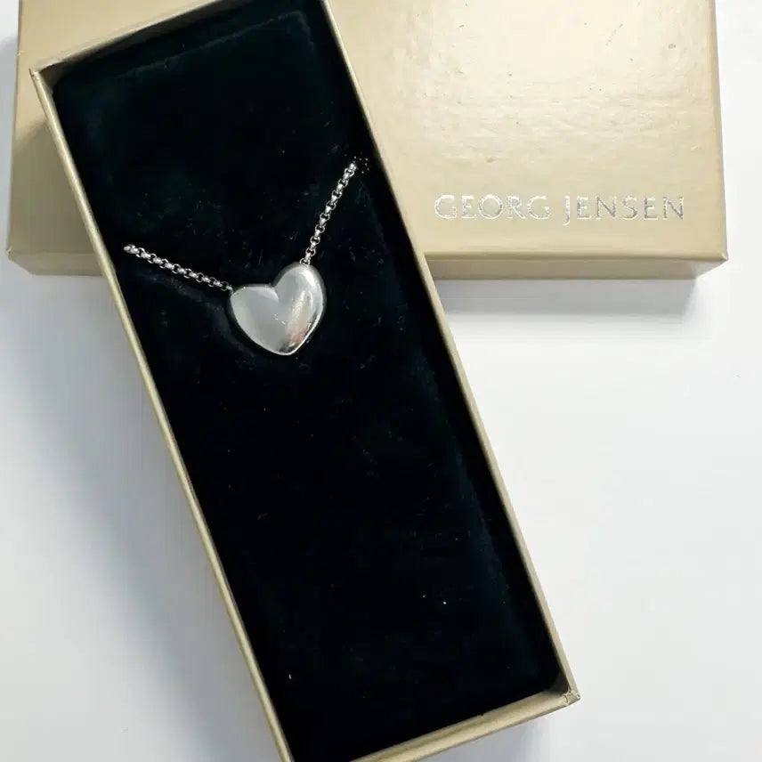 [BUNJANG] Georg Jensen 2009 Artist Heart Sterling Silver Necklace / 조지 젠슨 2009 아티스트 하트 목걸이 (Artist Heart)