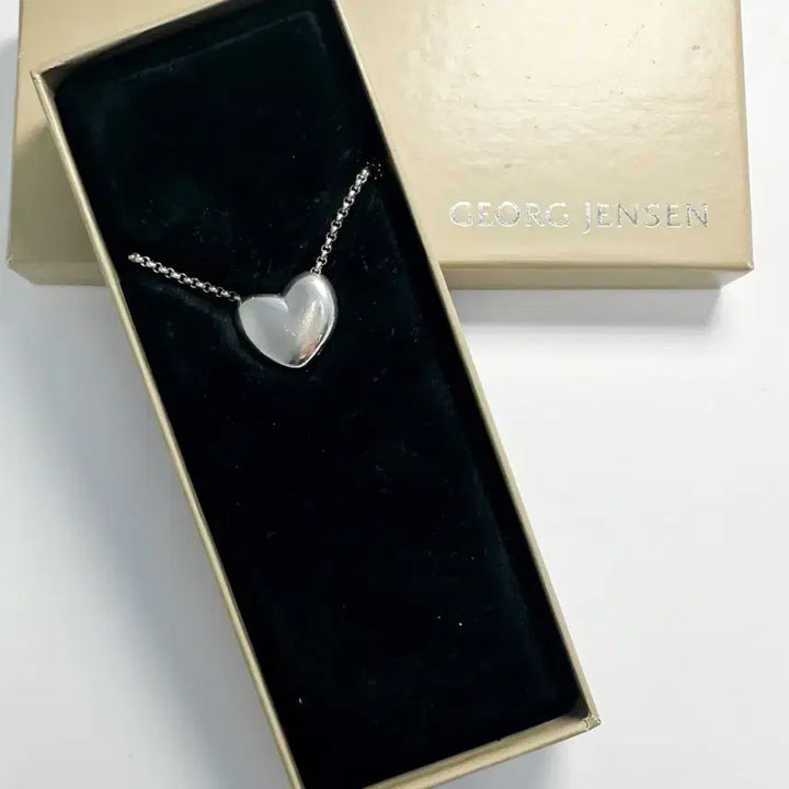 [BUNJANG] Georg Jensen 2009 Artist Heart Sterling Silver Necklace / 조지 젠슨 2009 아티스트 하트 목걸이 (Artist Heart)