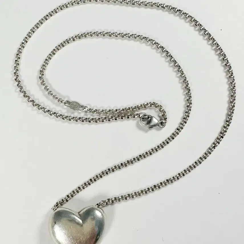 [BUNJANG] Georg Jensen 2009 Artist Heart Sterling Silver Necklace / 조지 젠슨 2009 아티스트 하트 목걸이 (Artist Heart)