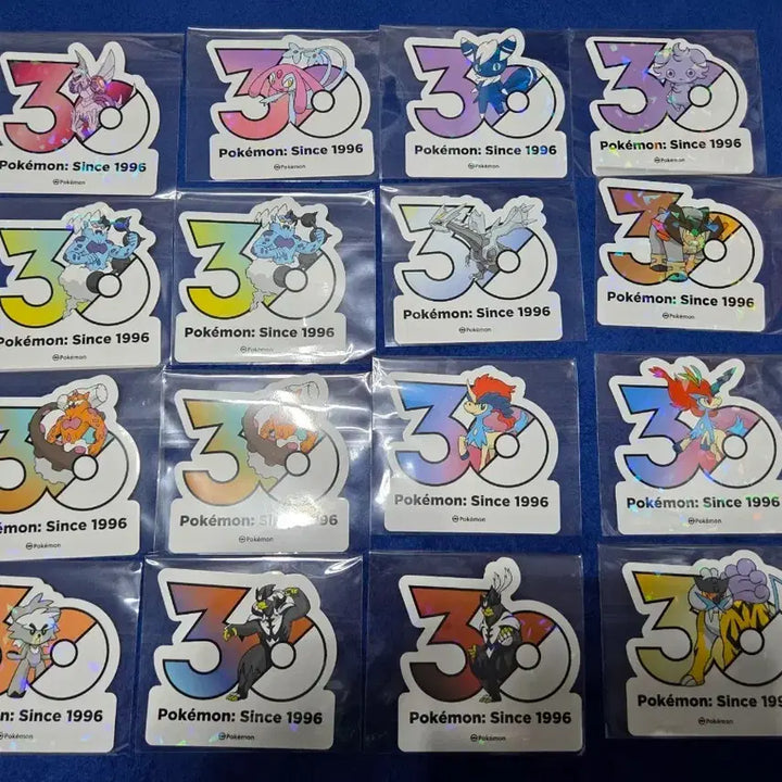 [SOLD OUT] 포켓몬 30주년 기념 스티커 모음