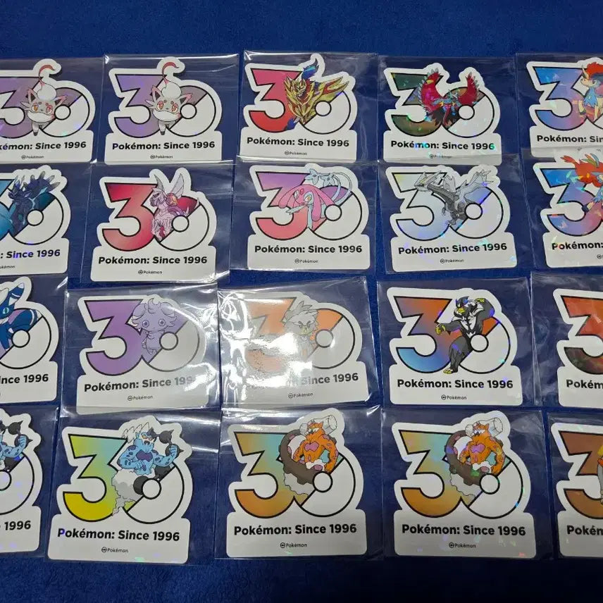 [SOLD OUT] 포켓몬 30주년 기념 스티커 모음