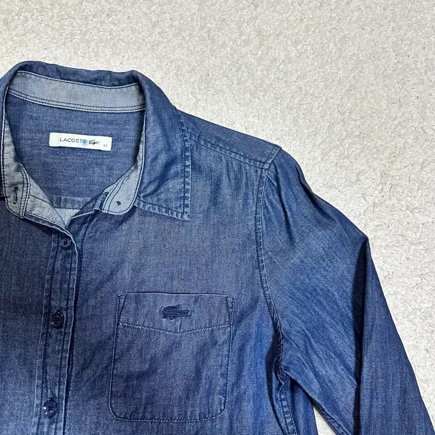 [BUNJANG] Lacoste Denim Shirt Women&