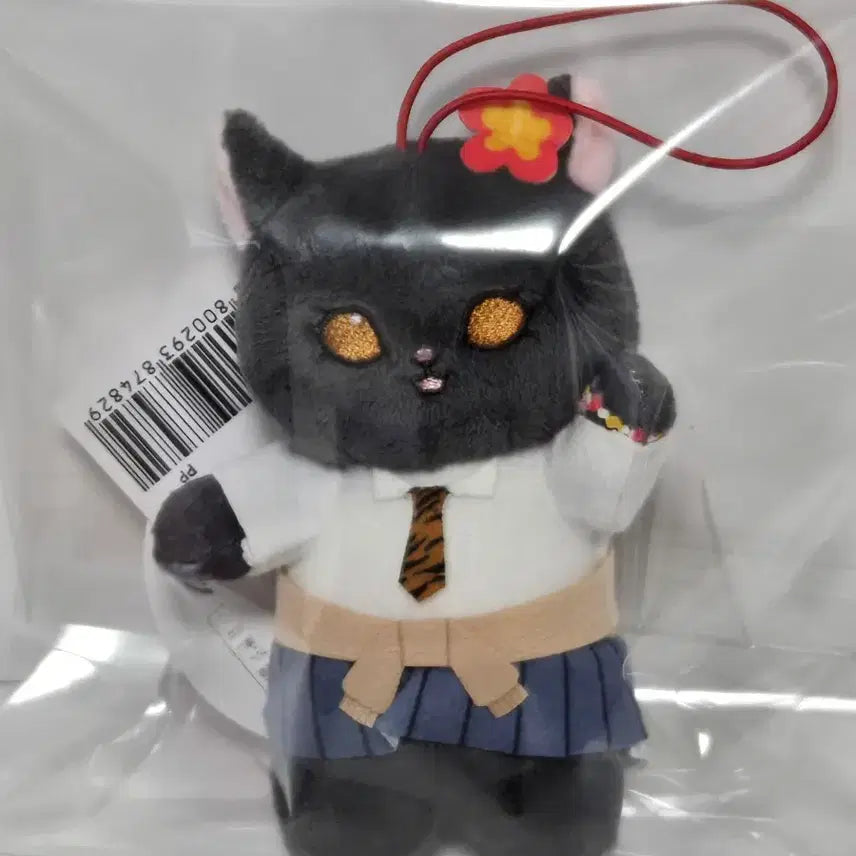 [BUNJANG] Mofusand Gyaru School Uniform Cat Keyring / [새상품]모프샌드 모후샌드 갸루 교복 스쿨 고양이 깜고 냥이 키링