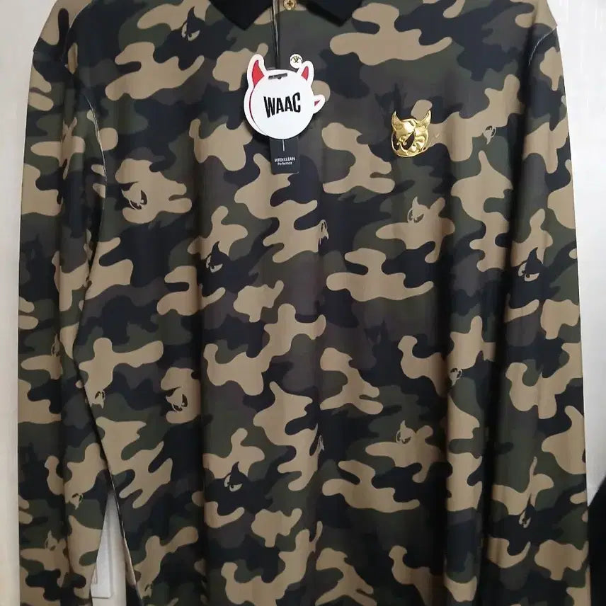 [BUNJANG] WACC Camo Pattern Golf Wear - Size 3 (100) / WACC 카모 패턴 골프웨어3싸이즈