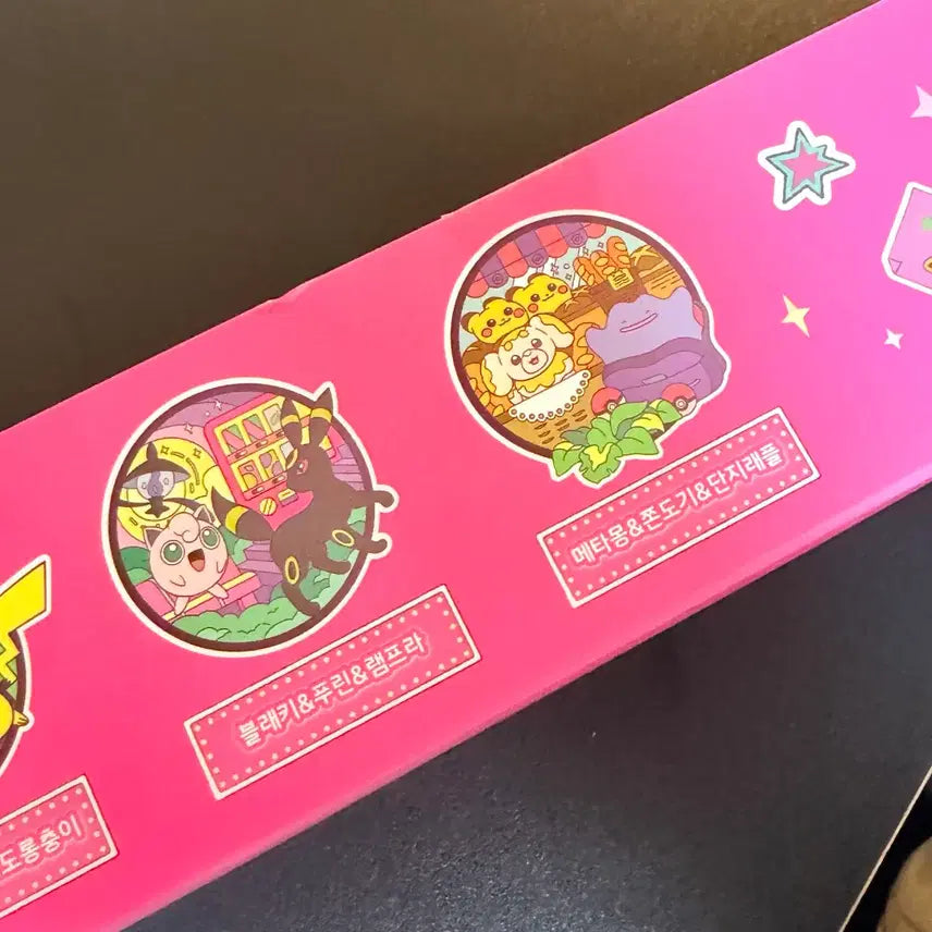 [BUNJANG] Pokemon Store 30th Anniversary Pop-Pop Limited Edition Badge Set (4 pieces) / 포켓몬스토어30주년 팝팝 한정판 뱃지 4개 셋트 미개봉