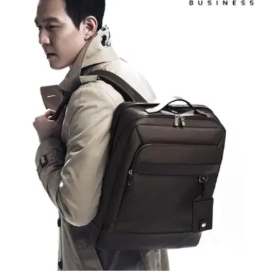 [BUNJANG] Samsonite Trudy Leather Backpack / 샘소나이트 비지니스  트루디 이정재 백팩