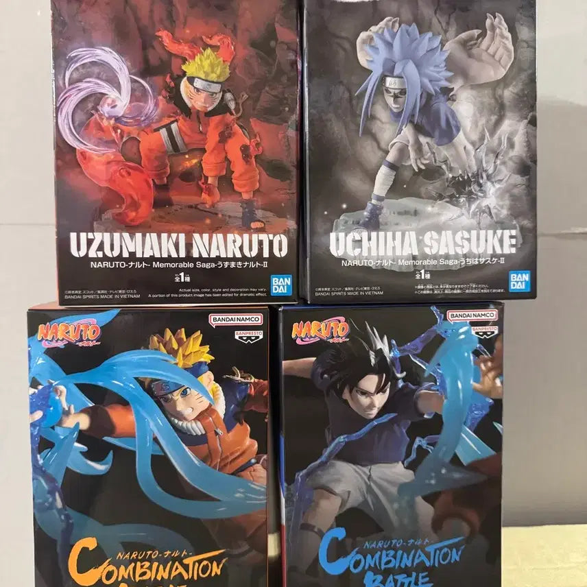 [BUNJANG] Banpresto Naruto &amp; Sasuke Bundle Set / 반프레스토 나루토/사스케 일괄