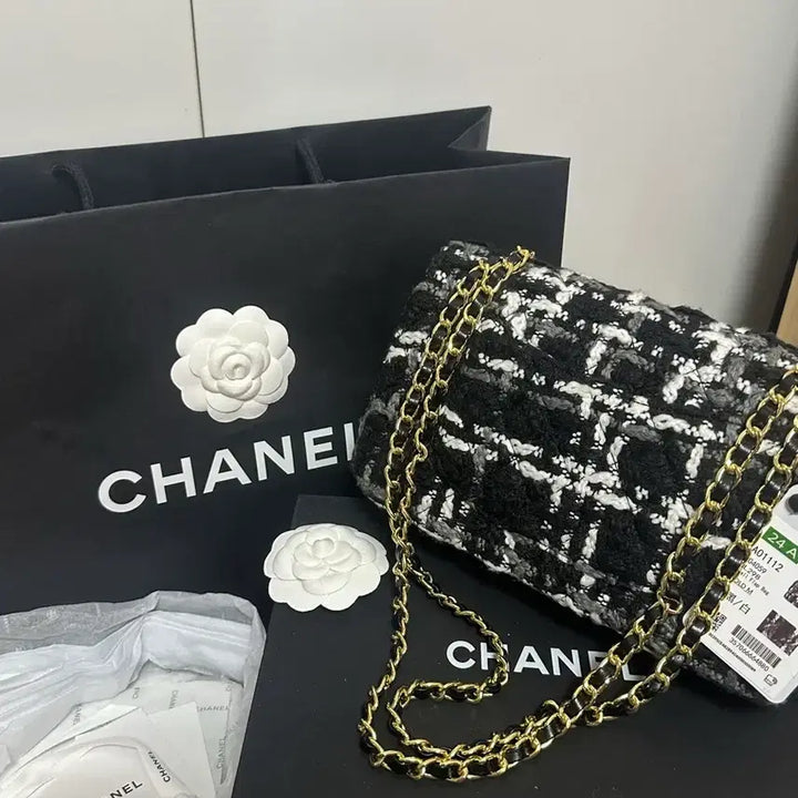 [BUNJANG] Chanel Classic Tweed Bag / 샤넬 클래식 트위드