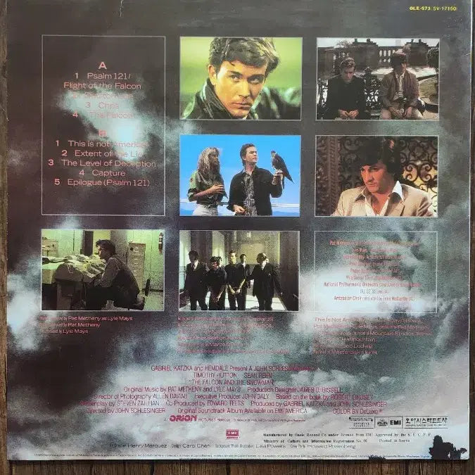 [BUNJANG] Pat Metheny Group The Falcon and the Snowman Original Motion Picture Soundtrack Vinyl / 희귀 Pat metheny group 85년 오아시스 ex+/m