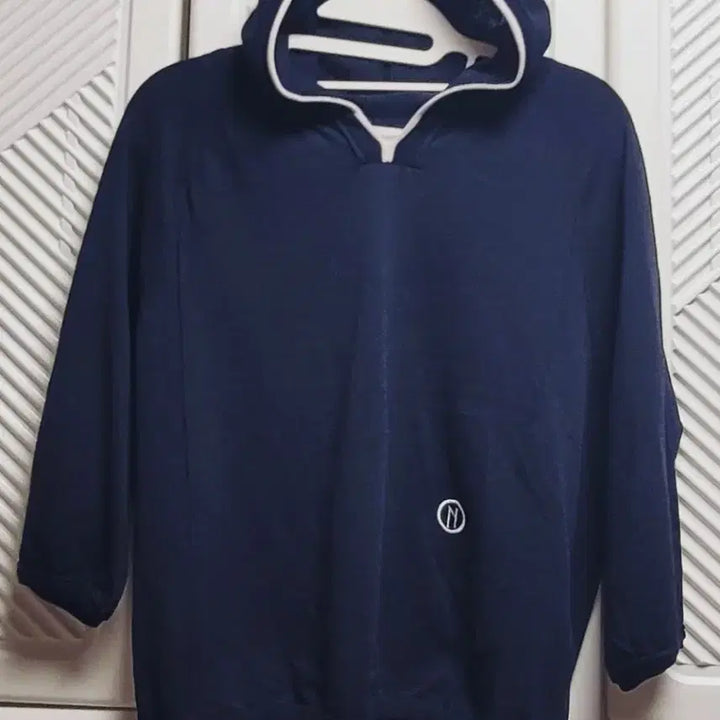 [BUNJANG] Nice Clab N21 Logo Hoodie Navy / 나이스클랍 N21 로고 후드 티 네이비