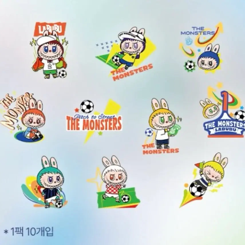 [SOLD OUT] 라부부 팝마트 특전 스티커 세트
