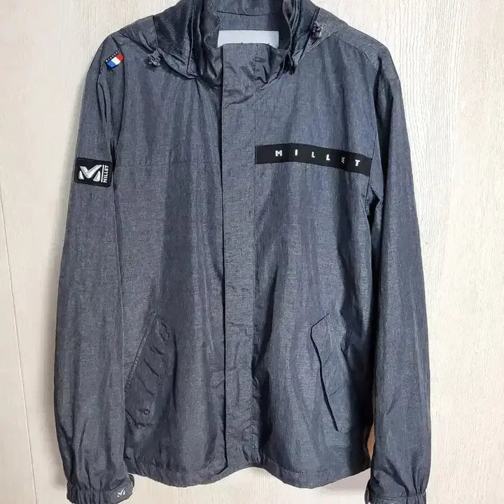[BUNJANG] Millet Windbreaker Jacket Grey 100 / 밀레 바람막이 자켓 그레이 100