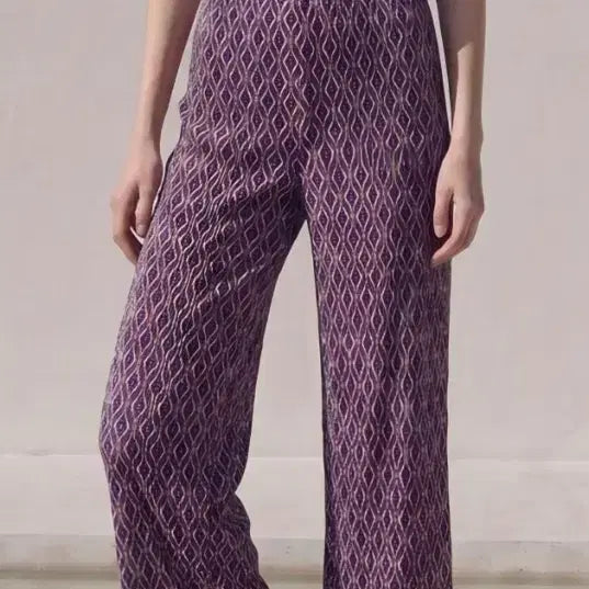 [BUNJANG] Pleated Cooling Pants 2-Piece Bundle Set / 플리츠 냉감 팬츠 2종 일괄