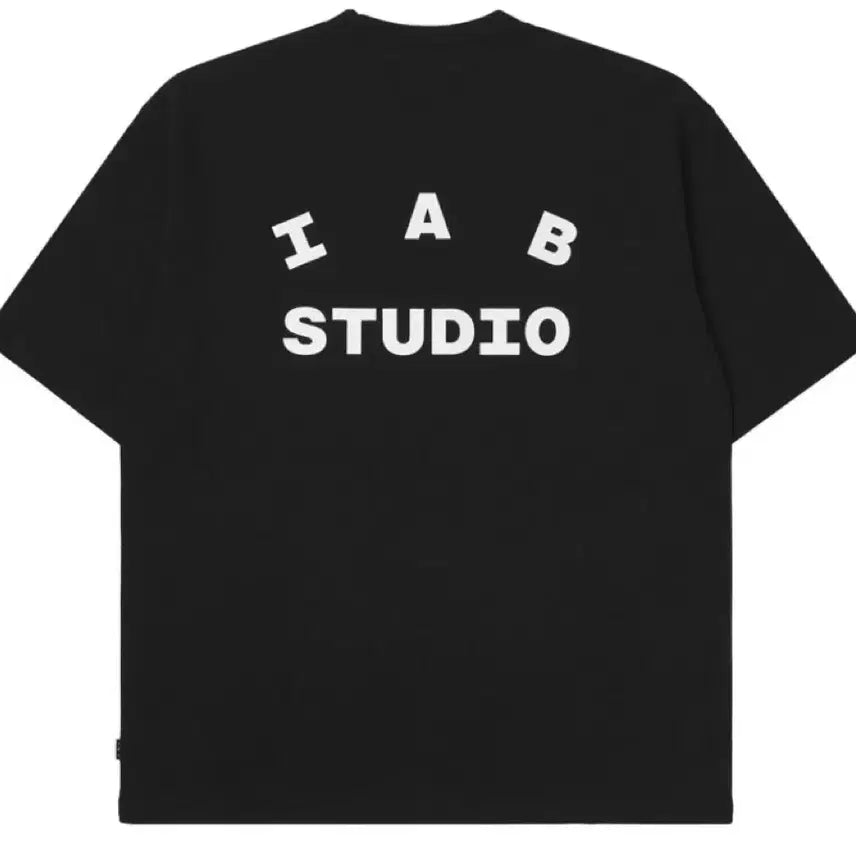 [BUNJANG] IAB Studio Short Sleeve T-Shirt Black / IAB STUDIO 반팔 티셔츠 블랙