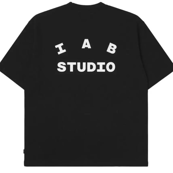 [BUNJANG] IAB Studio Short Sleeve T-Shirt Black / IAB STUDIO 반팔 티셔츠 블랙