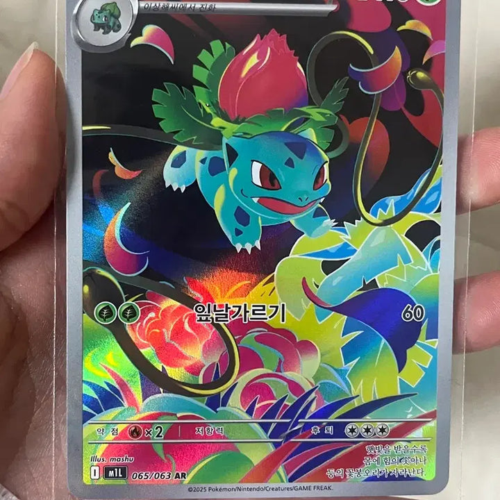 [SOLD OUT] 포켓몬카드) 이상해풀 AR 065/063