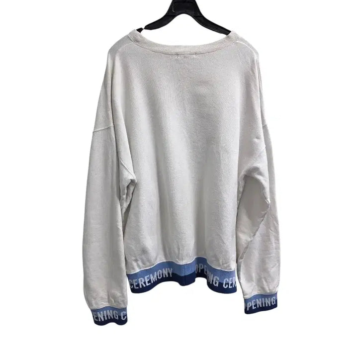 [BUNJANG] Opening Ceremony Logo Band Crewneck Sweatshirt White M / [프립]M/오프닝 세레모니 로고 밴드 맨투맨화이트