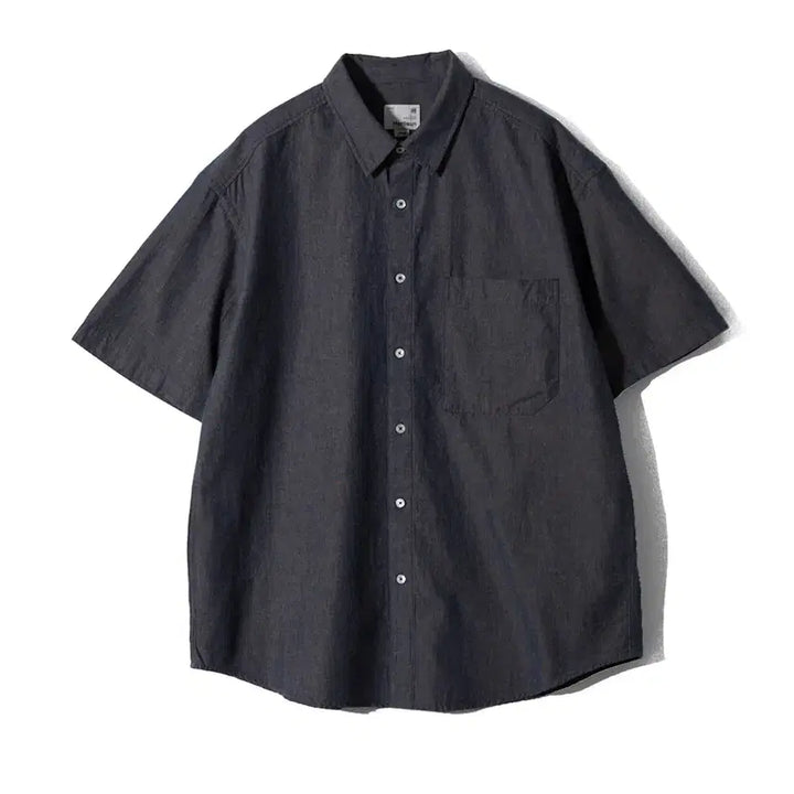 [BUNJANG] Holy Sun Poole Denim Shirt Blue / [M]홀리선 Poole Denim Shirt Blue