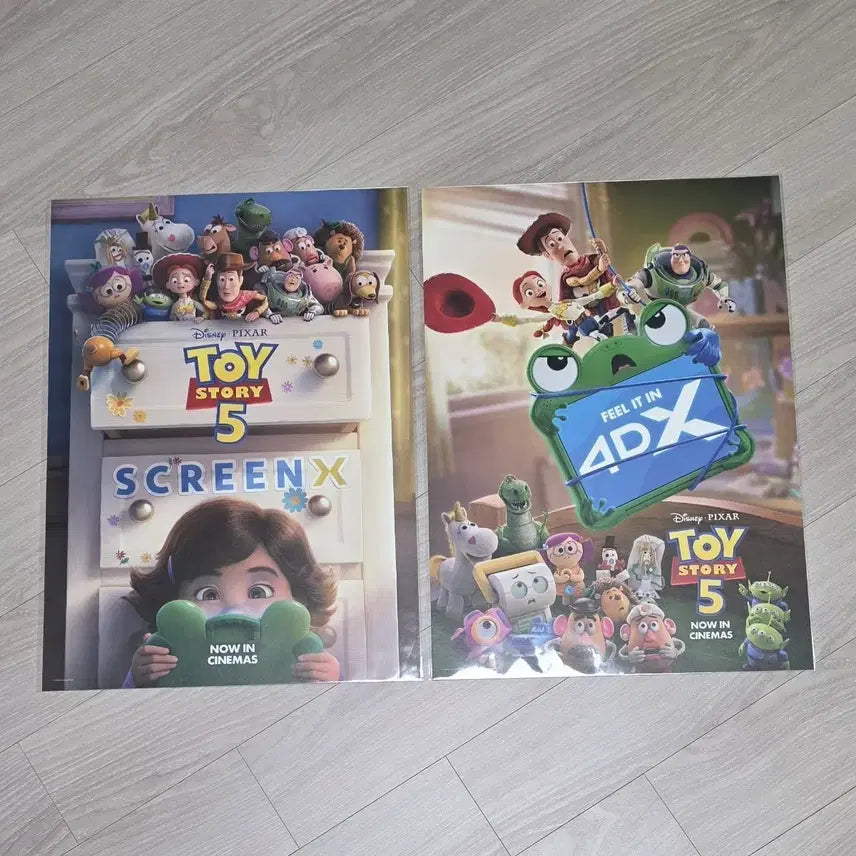 [BUNJANG] Toy Story 5 4DX Poster &amp; ScreenX Poster Set / 토이스토리5 4dx포스터, 스크린X포스터 2종 일괄