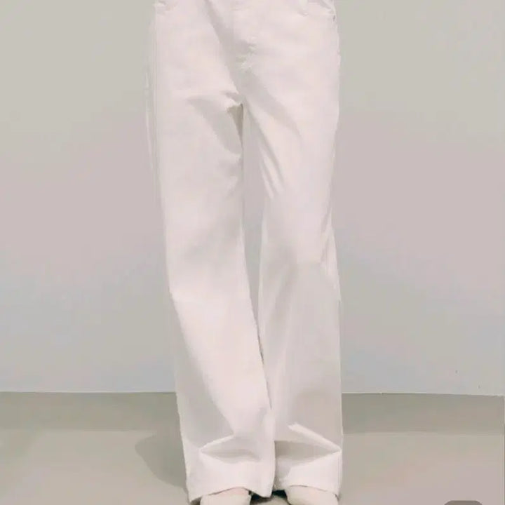 [BUNJANG] SIJNU6034 White Wide Leg Jeans / 시야쥬 SIJN6034 화이트 와이드진 S