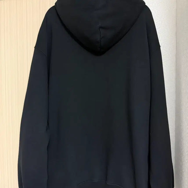 [BUNJANG] Balenciaga Paris Embroidered Logo Hoodie Black L / 발렌시아가 파리스 자수로고 후드티