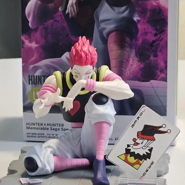 [BUNJANG] Hunter x Hunter Hisoka Figure with Joker Cards / 헌터x헌터 히소카 피규어