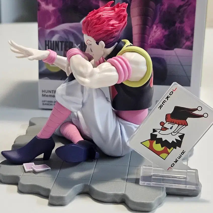 [BUNJANG] Hunter x Hunter Hisoka Figure with Joker Cards / 헌터x헌터 히소카 피규어