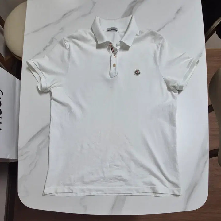 [BUNJANG] Moncler Short Sleeve Polo Shirt / 몽클레어 반팔 카라티