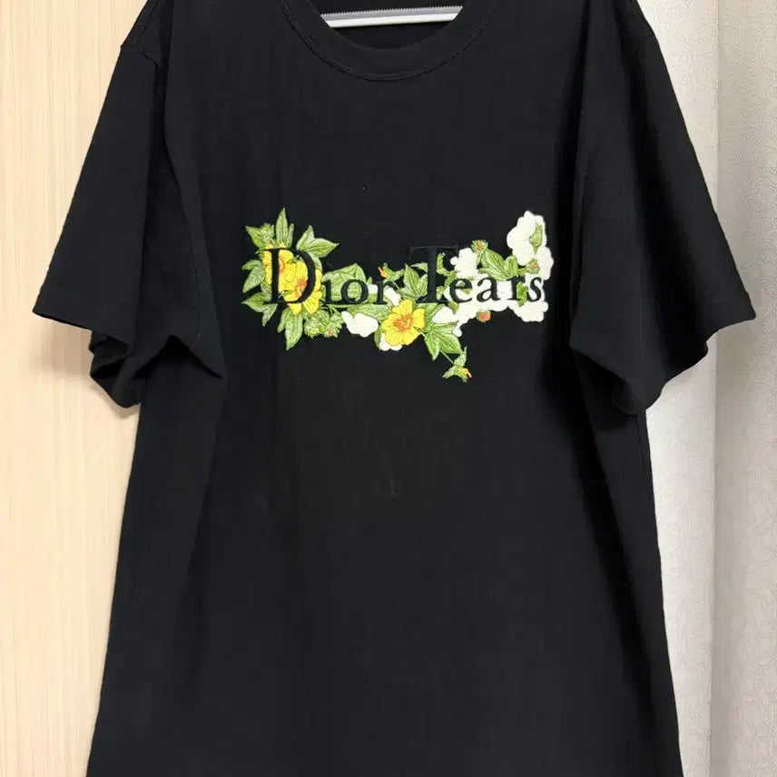 [BUNJANG] Dior Denim Tiers Short Sleeve T-Shirt Black / 디올 데님티어스 반팔