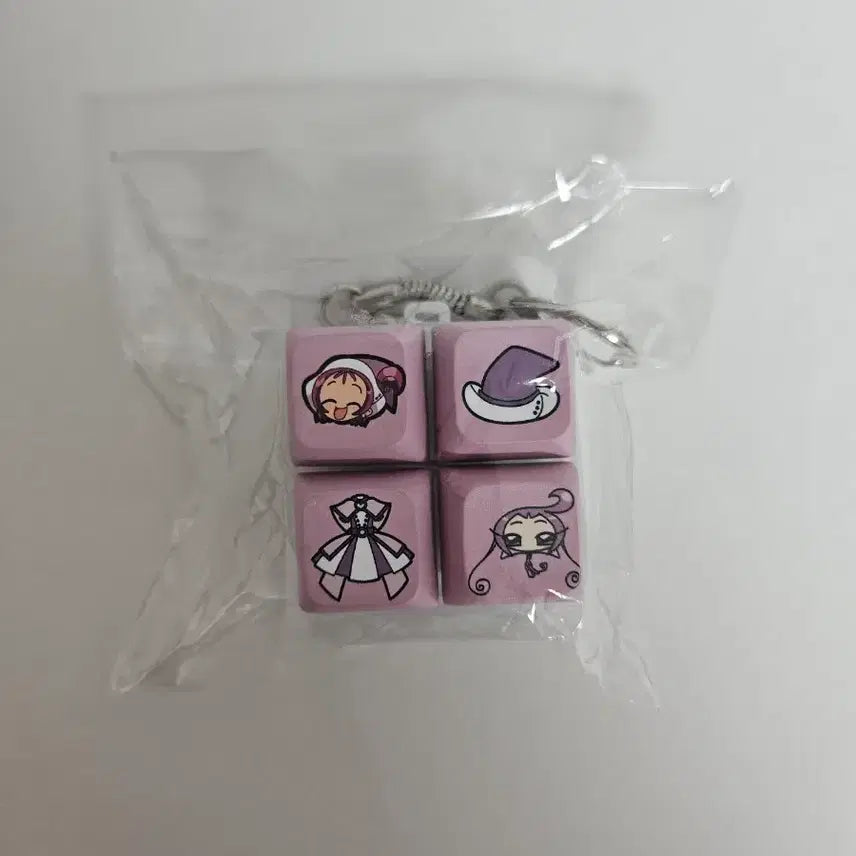 [BUNJANG] Ojamajo Doremi Doremi Purple Keycap Keychain / 꼬마마법사레미 보라 키캡 키링